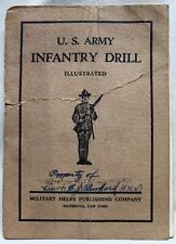 U.S. ARMY INFANTRY DRILL HANDBOOK 1918 WWI VINTAGE MILITARY - ROCHESTER NY picture