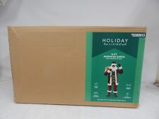 New Holiday Living 6 FT Life Size African American Santa Claus Animated 5280913 picture