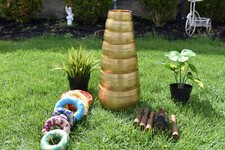 Lingham singing bowl, 7 Set Hand Beaten Lingham singing bowl. picture