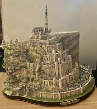 LORD OF THE RINGS-DANBURY MINT-MINAS TIRITH Lighted-Porcelain Sculpture-2006 picture