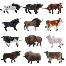 Figure Toy Cow Simulation Farm Cattle Ox Bull Animal Model Kids Educational Gift picture