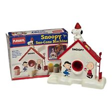 1980's Playskool Snoopy Sno-Cone Machine w/ Original Box Vtg Peanuts Themed Toy picture