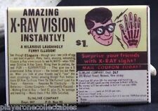 X-Ray Vision Glasses Comic Book Ad - Fridge / Locker Magnet. Vintage Toy Ad picture