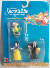 Disney Snow White & Seven Dwarfs PVC Collectible Figures 3-pk Vintage 1990s NOS picture