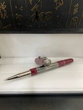 Luxury Egypt Double Color Series Red+Silver Color Rollerball Pen 0.7mm Ink picture