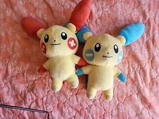 Pokemon “Plusle And Minum” Plush Stuffed Toy 11”  by Tomy 2015, Nintendo picture
