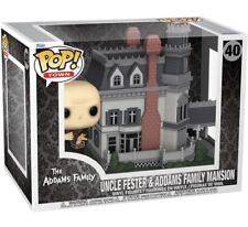The Addams Family Uncle Fester & Addams Family Mansion Pop Town #40 picture