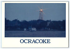 c1950's Ocracoke Island 65 foot Lighthouse North Carolina NC Vintage Postcard picture