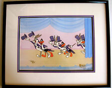 Warner Brothers Cel Bugs Bunny Daffy Duck Show Stoppers Signed Virgil Ross Cell picture