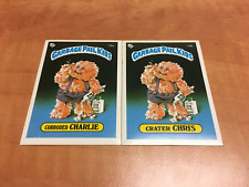 1985 Topps Garbage Pail Kids Series 1 OS1 GPK Corroded Charlie Crater Chris Mini picture
