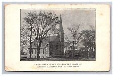 Northfield Massachusetts Unitarian Church Home George Hastings Antique picture