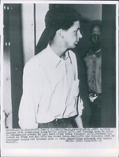 1953 Donald Sutcliffe Dallas Tx Soldier Kidnapping Jail Rape Crime Wirephoto 7X9 picture