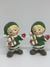 Vintage Josef Originals Christmas Figurines 3.5” Japan picture