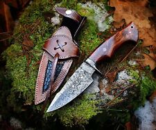 Viking Hunting Bowie Knife Custom Survival Camping outdoor Fixed Blade EDC Knife picture