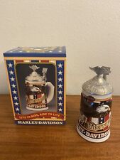 1998 Harley Davidson Live To Ride, Ride To Live Collector Stein ￼- New In Box picture