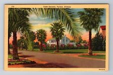 Tucson AZ-Arizona, Calle Encanto, Antique Vintage Souvenir Postcard picture