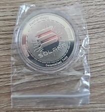 10x Coins SOLANA Iron Plated Collectible Crypto Coin in plastic protective case picture