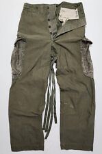 M-1943 M43 O. D. Cotton Field Trousers rigger Modified Paratrooper Vintage Pant  picture