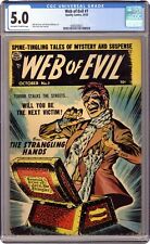 Web of Evil #7 CGC 5.0 1953 4369208021 picture