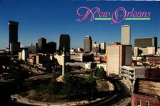 New Orleans As Seen From Lee Circle Louisiana Postcard picture