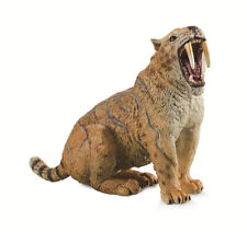 TNG Saber-toothed Tiger ModelRealistic Smilodon Animal Decoration Kids Gift Toy picture