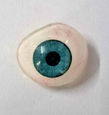 Vintage Human Prosthetic Eye Antique Artificial Blue Eye 1PC picture