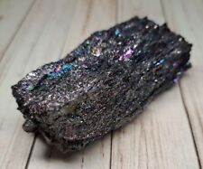 Carborundum Silicon Carbide Rough Mineral Stone Specimen - Iridescent Moissanite picture