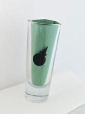 HTF Jack In The Box TALL SHOT GLASS  BLACK SILHOUETTE 2010 Restaurant By Crisa picture