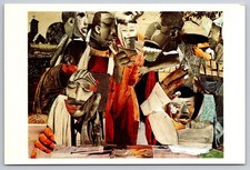 Romare Bearden Art Postcard The Prevalence of Ritual The Baptism Photomechanical picture