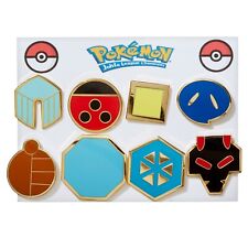 Pokemon Cartoon Anime All 8 Johto Gym Badges from Generation Gen 2 for Cosplay picture