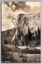 Real Photo El Capitan Rock Monument At Yosemite California CA RP RPPC H410 picture