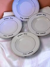 Haagen-Dazs, Vintage Ice Cream Saucers  Ceramic, Made in Italy, Set of 4 Vintage picture
