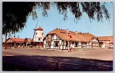 Solvang California Ca Danish Building Ynez Valley Town Postcard picture