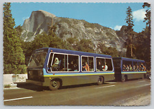 Valley Shuttle Bus Yosemite National Park California Vintage Postcard - Unposted picture