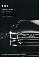 2018 Audi A8 Original Advertisement Print Art Car Ad K128 picture