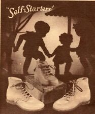 Vtg Advertising Flyer - Self Starter Baby Shoes - 
