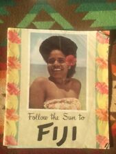 Brochure- Follow the Sun to Fiji- 1930s-40s- South Pacific- Taxi- Suva picture