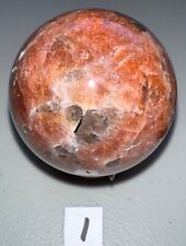 Golden Sunstone Sphere,Quartz Crystal, Metaphysical,Reiki,Unique Gift,Rainbow picture