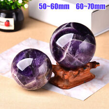 Natural Dreamy Amethyst Quartz Sphere Crystal Ball Reiki Healing 50-70mm picture