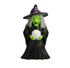 Halloween Light Motion Sensitive Cackling Witch With light up Crystal ball 6