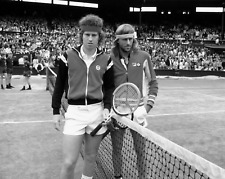 Tennis Legends & Rivals BJORN BORG & JOHN McENROE Picture Photo Print 11