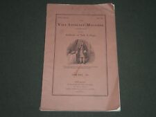 1881 JANUARY THE YALE LITERARY SOFTCOVER MAGAZINE - J 2342 picture