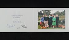 1979 Queen Elizabeth II Signed Autograph Royalty Card Document British Royal UK picture