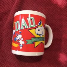 Peanuts Mug - Snoopy & Woodstock - Dad You’re A Sport The Champ picture