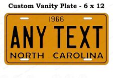Vintage North Carolina 1966 State License Plate For Car Bike ATV Keychain Magnet picture