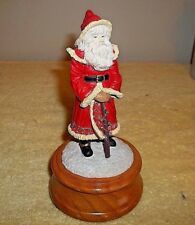Price Old Fashioned Santa Music Box Resin Hear Comes Santa Clause 7