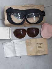 USSR MILITARY FLIGHT GOGGLES FOR A MiG PO FIGHTER PILOT OF THE USSR Air FORCE picture