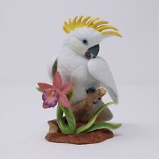 Lenox Cockatoo Fine Porcelain Bird Figurine 1991 Collection Exotic Parrot picture