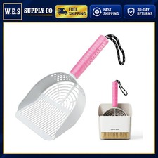 Cat Litter Scoop with Holder 3 in 1 Metal Kit Stainless Steel picture