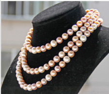 AAA 9-10mm south sea multicolor pearl necklace 48
